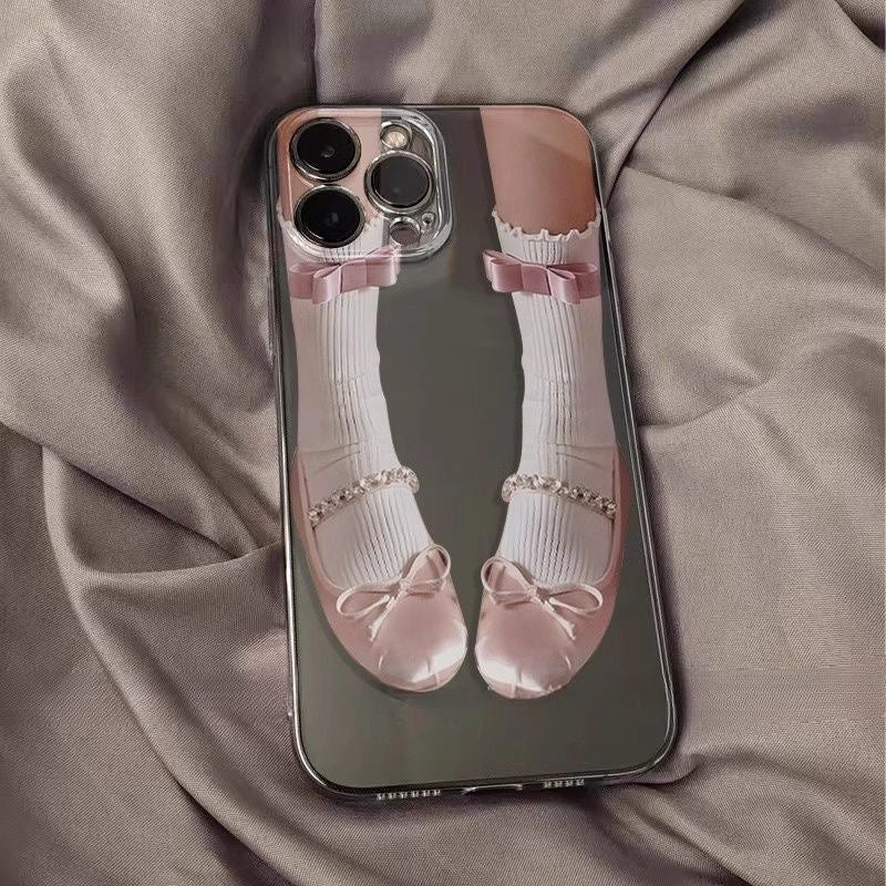 Ballerina Transparent Coquette iPhone Case