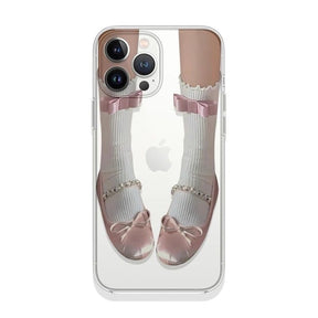 Ballerina Transparent Coquette iPhone Case