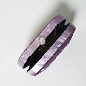 Lilac Acrylic Party Clutch